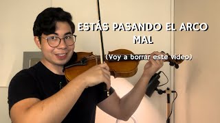 Cómo pasar el arco en el VIOLÍN | Ejercicios para tocar correctamente 