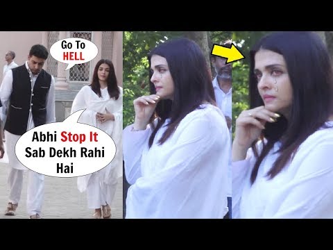 Aishwarya Rai CRYING as Abhishek Bachchan Leaves After FIGHT | Emotional Moment