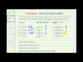 Understanding Polynomials