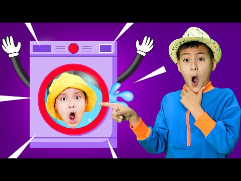 Oh No! in the Washing Machine? 🫣 | Yummy Kids Songs