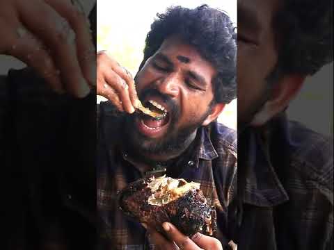 PUSPA STYLE FISH COOKING & EATING IN village man fish  cooking & EATING