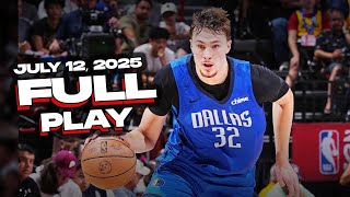 Cooper Flagg Full Play vs Spurs 🔥 | 31 Pts, 10/20 FGM | July 12, 2025