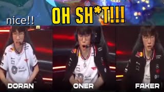 T1 Oner Lets It All Out After Epic Game  - T1 vs HLE Highlights with Voice Comms Translated