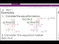Understanding Function Notation