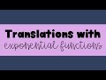 Translations of Exponential Functions