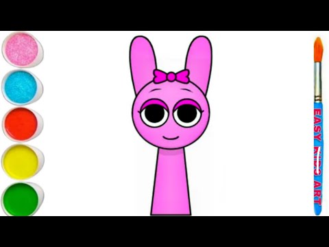 How to Draw Sprunki (Pinki) Step-by-Step ✏️ | Easy & Fun Tutorial