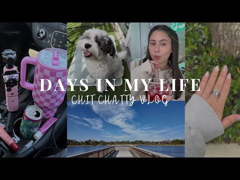 VLOG | a few days in my life (hang out with me, 2025 vision board, new nails)