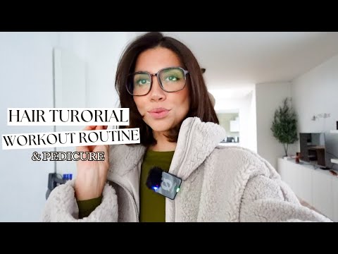 TUTO BRUSHING VOLUME, ROUTINE SPORT ET PÉDICURE | VLOG | ROSEANDMUSC