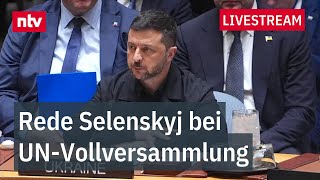 LIVE: Rede Selenskyj bei UN-Vollversammlung