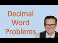 Exploring Decimal Word Problems in Math