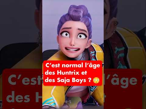 C'est quoi l'âge des #Huntrix et des #SajaBoys dans #kpopdemonhunters ? 😳