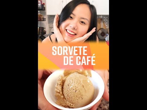 COMO FAZER SORVETE DE CAFÉ  #shorts