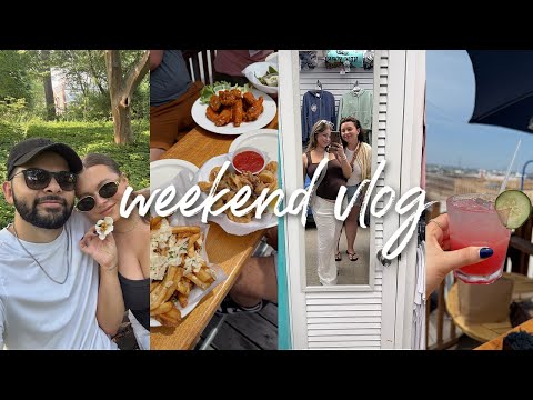 WEEKEND VLOG: first time on fire island, an emotional date, bella's vet visits & grocery haul ✨
