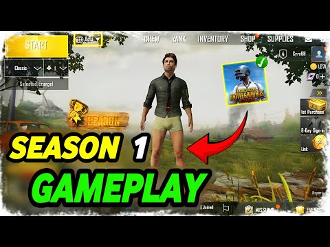 🔴 SEASON 1 GAMEPLAY PUBG MOBILE 🔥 SEASON 1 GAMEPLAY ( OLD ERANGEL )