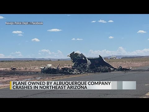 YouTube video thumbnail: Four People Dead in Medical Transport Plane Crash Near New Mexico, Arizona Border
