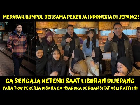 GA SENGAJA KETEMU SAAT LIBURAN DI JEPANG, PARA TKW INI GA NYANGKA RAFFI BAKAL LAKUKAN INI KE MEREKA?