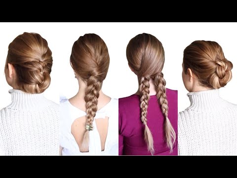 😍  EASY DIY Elegant Updos that everyone can create 😍 Hairstyle Transformations