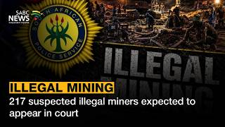 YouTube video thumbnail: 217 Suspected Illegal Miners Expected to Appear in Court