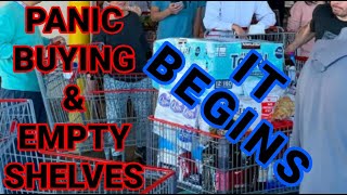 EXPERT WARNS EMPTY SHELVES & PANIC BUYING IMMINENT