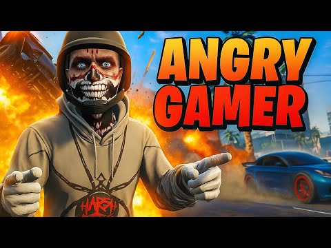 I made two try hard, super angry and ran away GTA 5 online