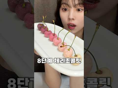 비주얼 업그레이드된 8단계 체리초콜릿 🍒🍫 #recipe #초콜릿