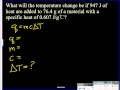 Heat Transfer and Specific Heat