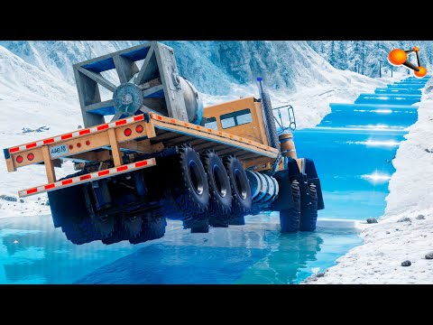 Icy Wave Road #8 - BeamNG drive