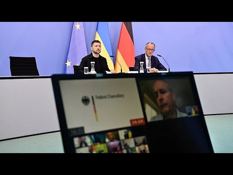 YouTube video thumbnail: 'Putin Is Bluffing,' Zelenskyy Tells Trump as European Leaders Push for Ukraine Ceasefire