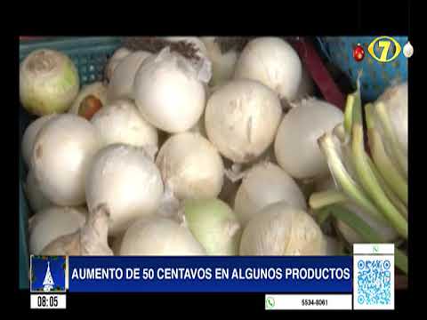 Aumento de 50 centavos en algunos productos de temporada