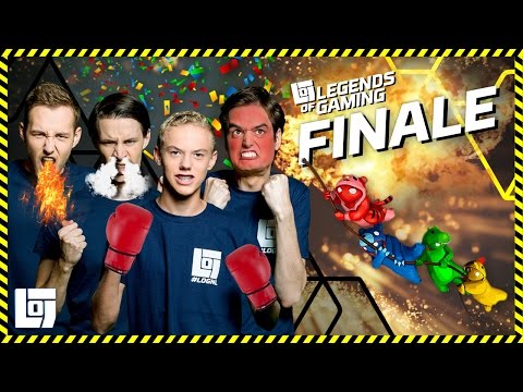 FINALE LEGENDS OF GAMING 2016-2017 | XL GANG BEASTS | LOGS1