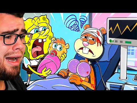 SPONGEBOB and SANDY Have a BABY?! (Reaction)