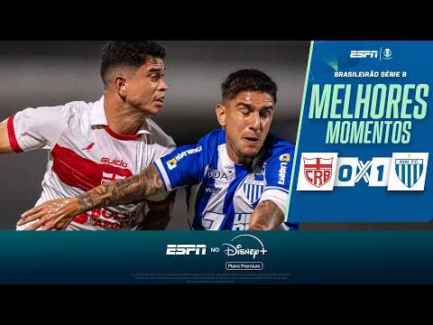 CRB-AL 0 x 1 Avaí-SC
