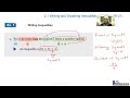 Exploring Writing and Graphing Inequalities