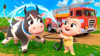Firetruck Song | Rescue Vehicles for Kids | Lalafun Nursery Rhymes & Kids Songs