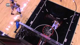 Nick Collison Beats the Buzzer with the One Handed Tap Shot