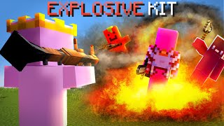 Minecraft Manhunt, But There Are Kits