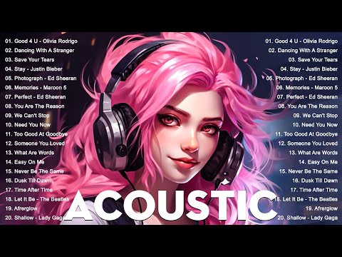 Top Acoustic Songs Cover 2024 🍄 Best Love Songs Cover 🍄 Trending English Acoustic Love Songs 2024