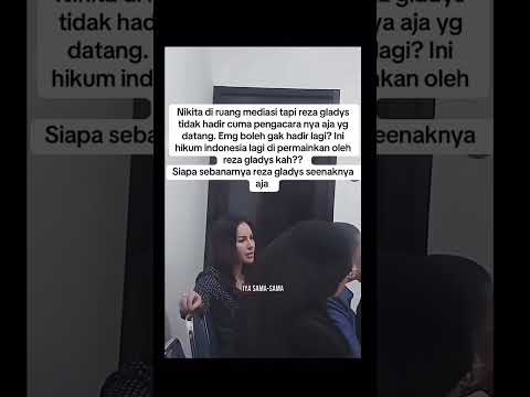 REZA GLADYS TAKUT GA DATENG PERSIDANGAN LAGI