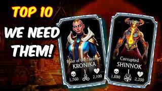 Top 10 Characters We NEED in MK Mobile!