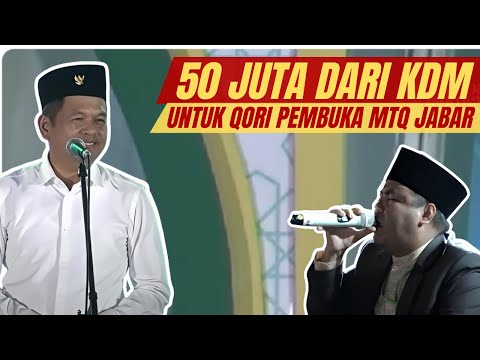 50jt dari Kang Dedi Mulyadi untuk Qori Pembuka MTQH Jabar 2025