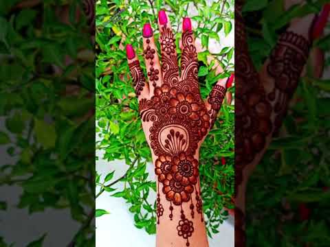 New beautiful backhand mehndi design | simple mehndi design | mehndi