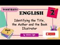 Understanding Books: Titles, Authors, and Illustrators
