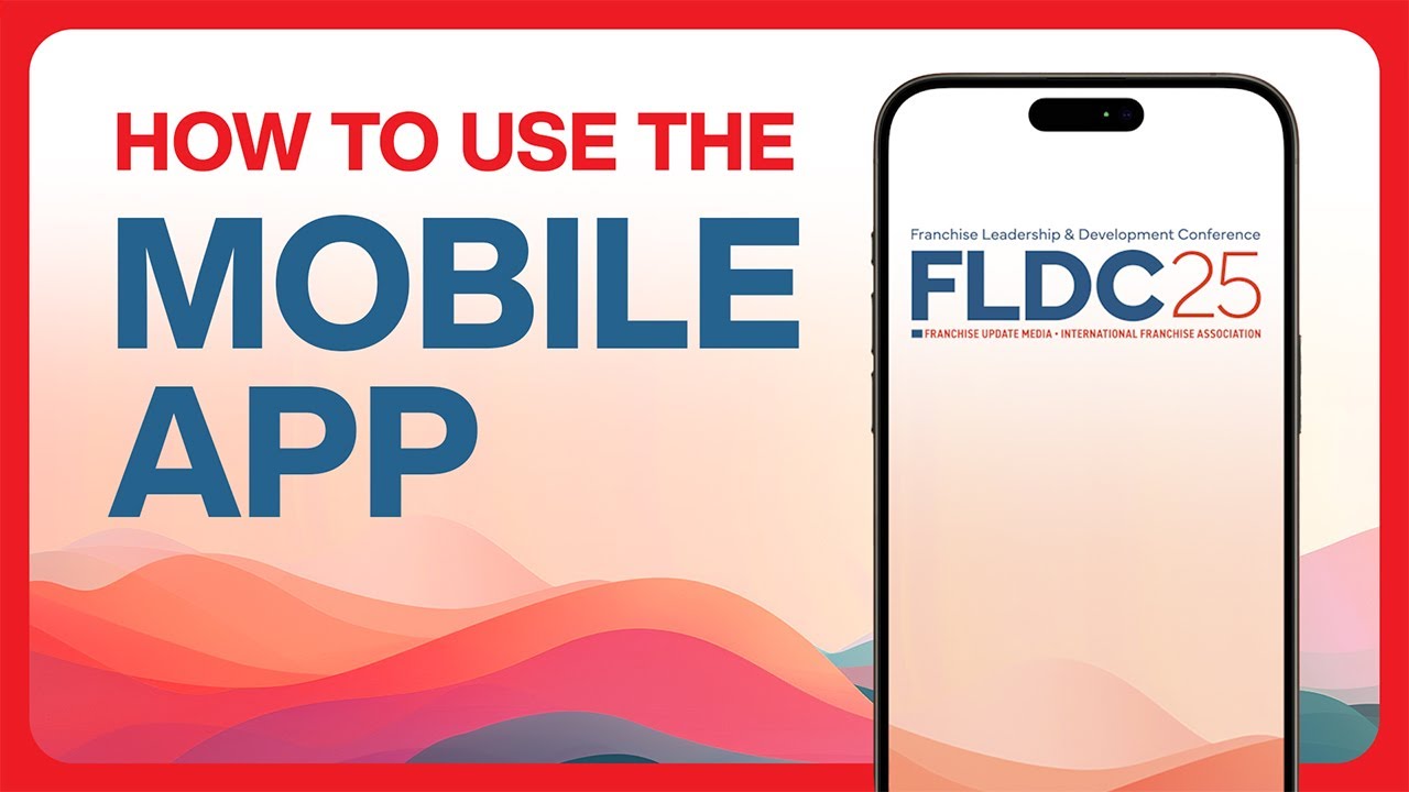 How to use the #FLDC25 Conference Mobile App