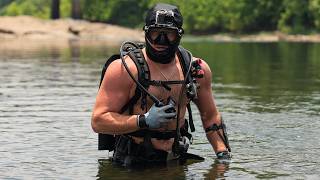 I Found Bombs and Weapons Underwater in the River! (Scuba Diving)