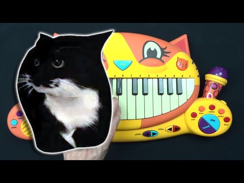 HOW TO PLAY MAXWELL THE CAT MEME SUPER EASY ON A CAT PIANO