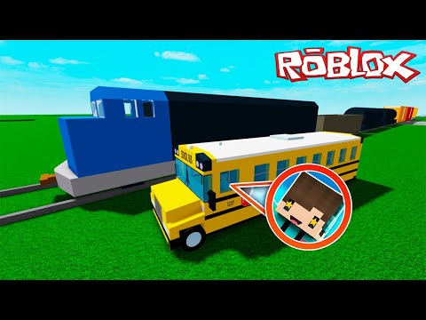 KERETA API VS BUS SEKOLAH ! AUTO COPOT HAHA