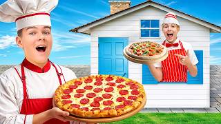We Opened a Pizzeria in Our House and Our Dad Sent In a Fake Customer