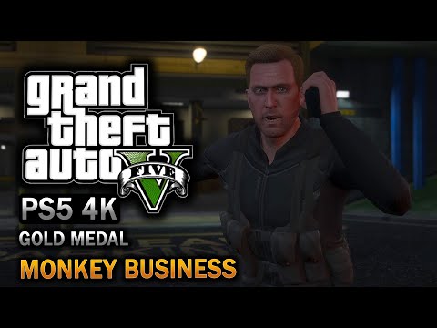GTA 5 PS5 - Mission #46 - Monkey Business [Gold Medal Guide - 4K 60fps] #gta #gta5 #gaming #ps5