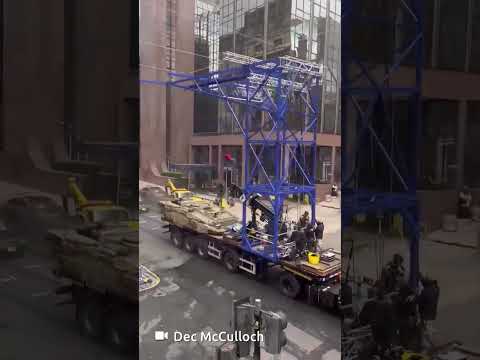 Spider-Man stunt double films epic scenes in Glasgow city centre