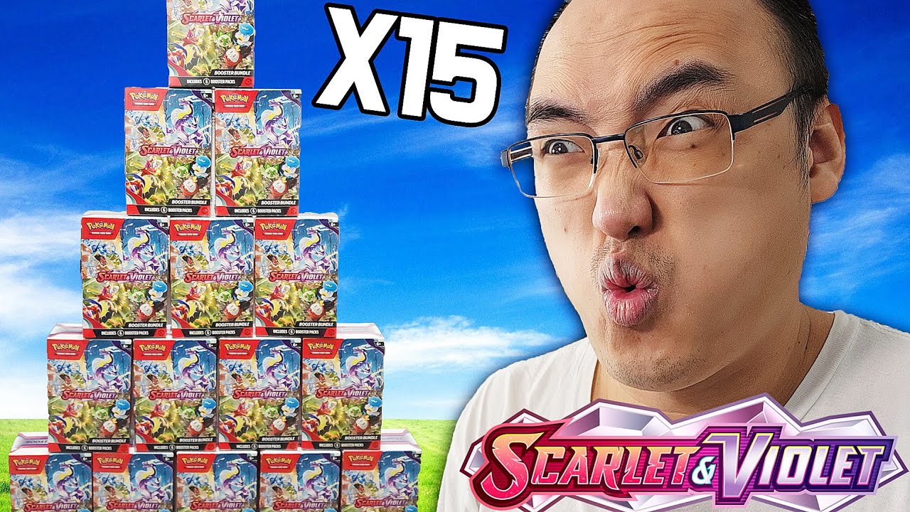 Ouverture 15 Booster Bundles de Scarlet & Violet (90 packs) !